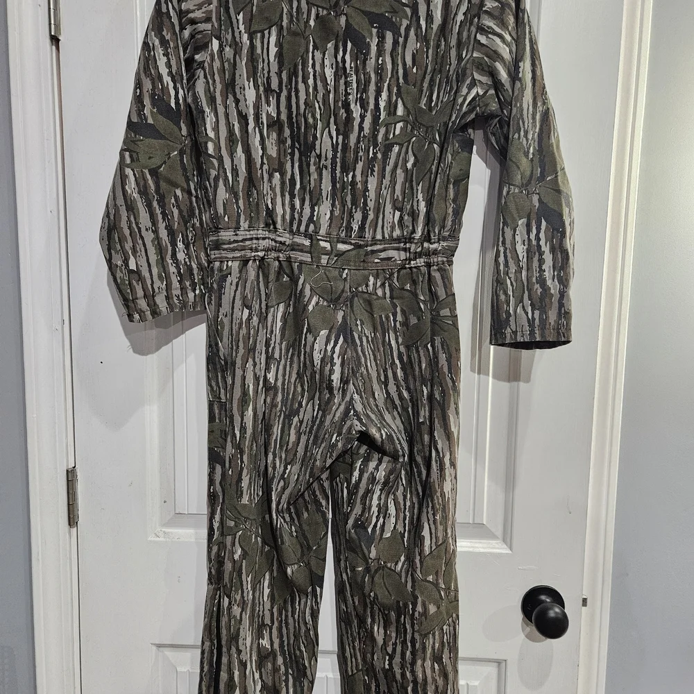 Camo One-Piece Coveralls in Brown & Green